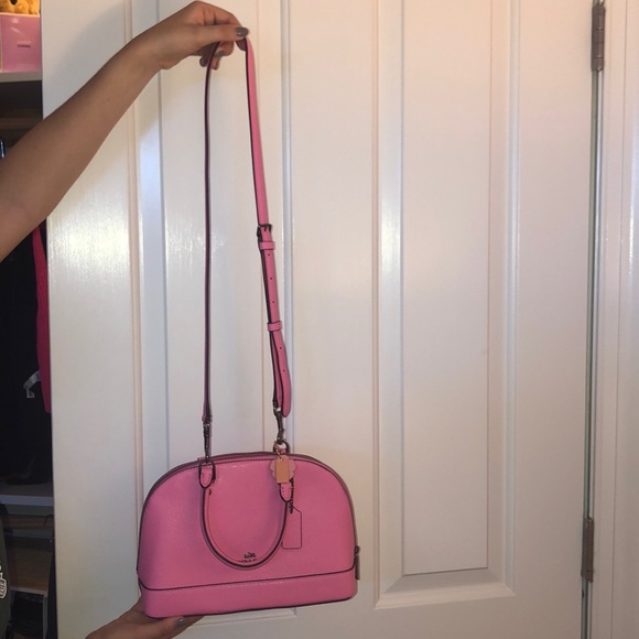 Pink Coach Crossbody Purse - Picture 3 of 5